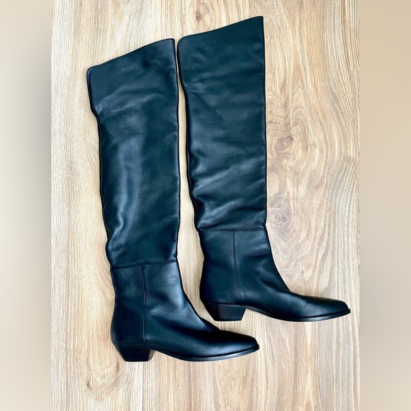 Michael Kors Collection Shelby Runway Over-the-Knee Boots Size 7 / 37.5 - Picture 4 of 6